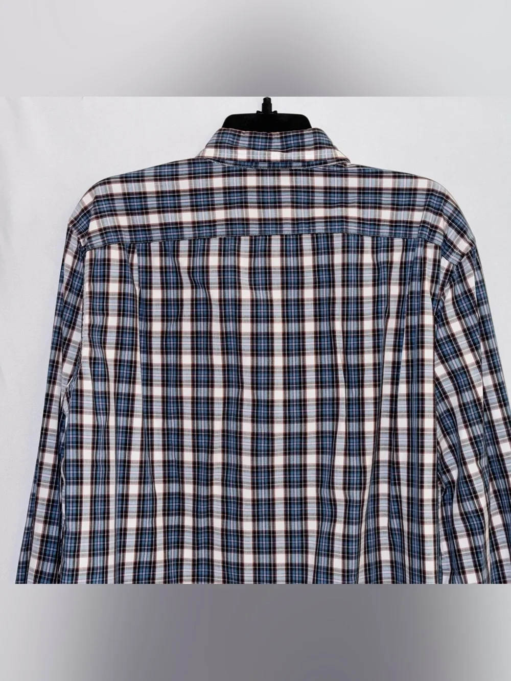 J. Crew Tailored Fit Multicolored Plaid Button-Down Long Sleeve Shirt Size Large